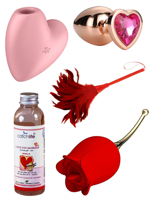 Alla hjärtans dag sexleksaker och romantisk produkter